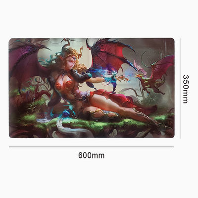 No resbale el material liso de la tela de las esteras del juego de Playmat 600x350m m Mtg