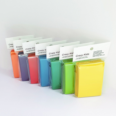quality Fundas doble mate para tarjetas de 62x89 mm Fundas Yugioh de ajuste perfecto de polipropileno factory