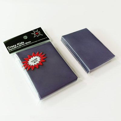 Fundas mate para tarjetas CPP Pro Frontal de color morado Liquidación alta SGS