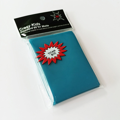 Fundas para tarjetas de color WS Azul Soldaduras fuertes Superficie texturizada mate Manejo SGS