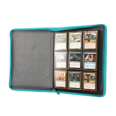 quality Pokemon Playing Trading Card Binder Pu Cuero 18 Bolsillos Con Cremallera factory