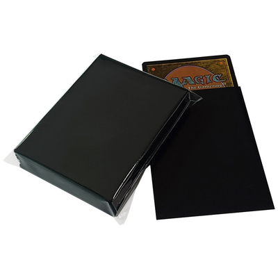 Arrastramiento fácil anaranjado de la protección 66X91m m de Matte Black Card Sleeves MTG de la textura de CPP