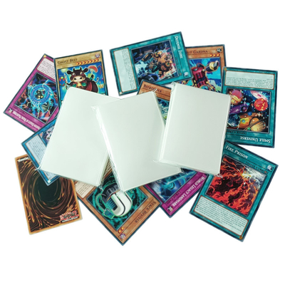 Mangas de protección claras de encargo de la tarjeta para el diverso juego de mesa