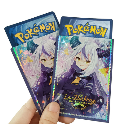 Hologrpahic imprimió las mangas de la tarjeta para MTG, POKEMON, WS etc Art Print Trading Card Sleeve