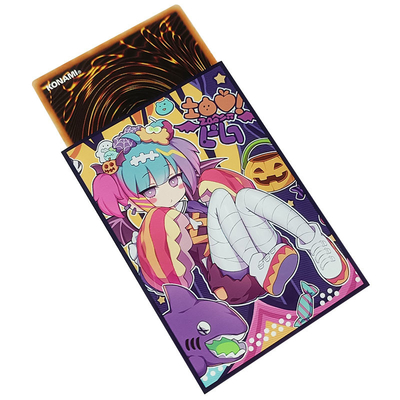 Art Print Game Card Sleeve impreso de encargo tamaño pequeño para los protectores de la tarjeta de la cubierta de Yugioh