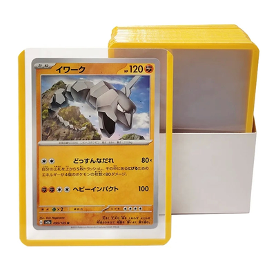 Logotipo personalizado Protectores de cargadores de PVC 35pt Portador de tarjetas de carga superior para tarjetas comerciales
