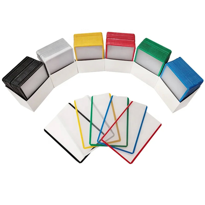 35pt Cargador superior con logotipo de PVC Portador de tarjetas deportivas 3x4 Cargador superior de tarjetas de béisbol