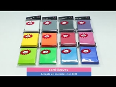 La tarjeta de juego de alta calidad envuelve la aduana Matte Color Trading Card Sleeves del tamaño estándar 66x91m m de MTG