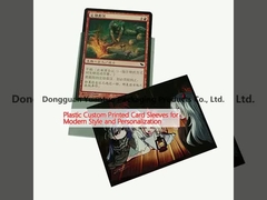 Manos de tarjetas impresas personalizadas de plástico para estilo moderno y personalización